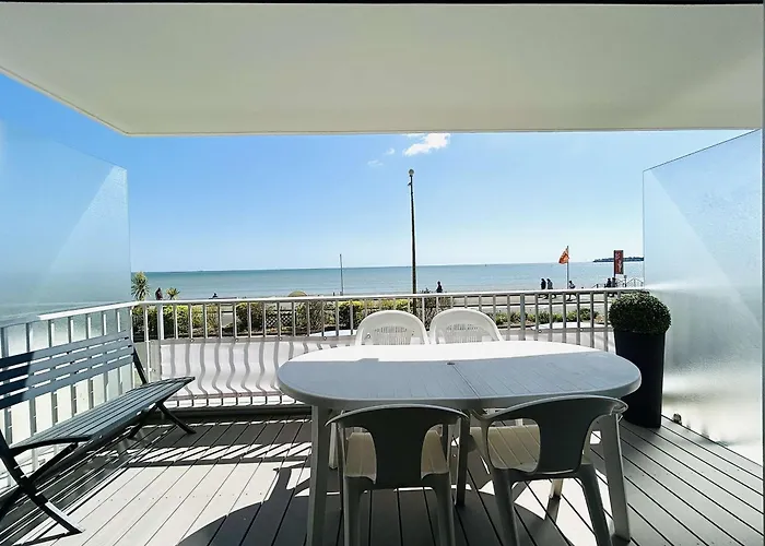 Moderne 3p Avec Terrasse, Face Mer, - Fr-1-245-209 * La Baule-Escoublac